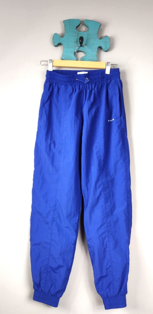 Wilo The Label Royal Blue Parachute Joggers XS